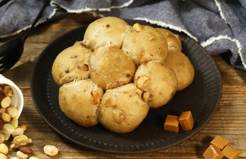 京風手撕麵包～苦甜焦糖堅果～