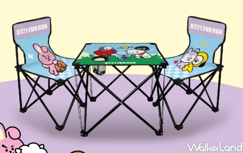 宇宙明星BT21 FUN RUN 野餐趣路跑 / WalkerLand窩客島整理提供 未經許可，不得轉載