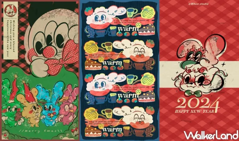 ​​​​​​​beanfun! 聖誕跨年月 緩緩桌布  / WalkerLand窩客島整理提供 未經許可，不得轉載