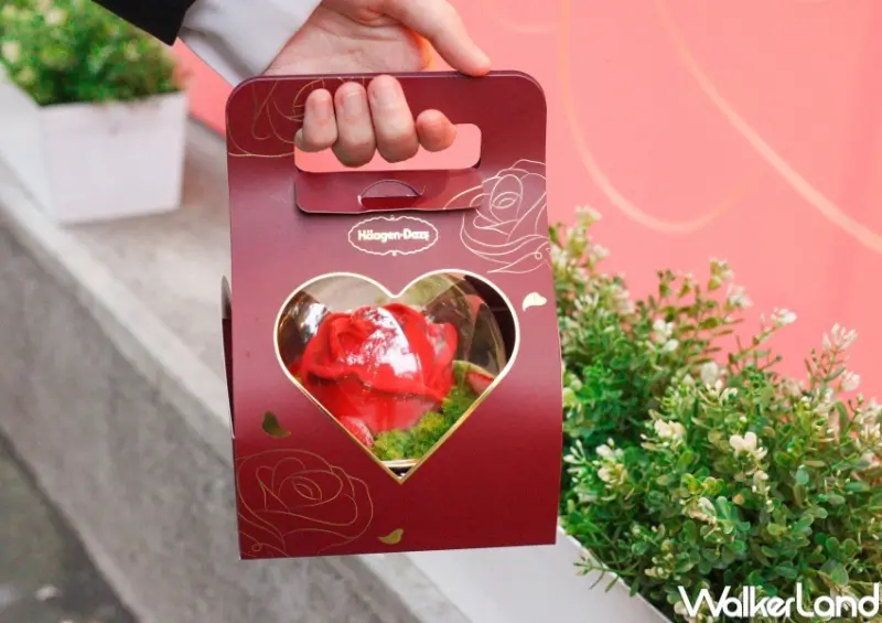 哈根達斯 掌心玫瑰 包裝 / WalkerLand窩客島整理提供 未經許可，不得轉載