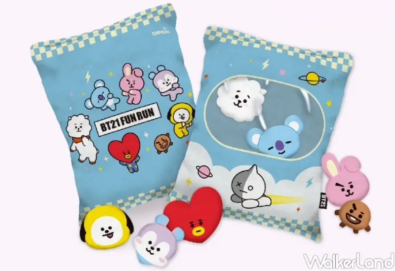 宇宙明星BT21 FUN RUN 野餐趣路跑 / WalkerLand窩客島整理提供 未經許可，不得轉載