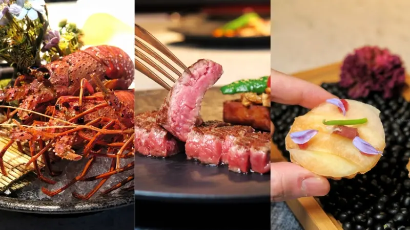 盛食藝-鼓山鐵板料理聖誕月雙人免費升級龍蝦大餐~高雄鐵板燒私廚料理盛食藝~預約制高雄私廚料理全新品牌