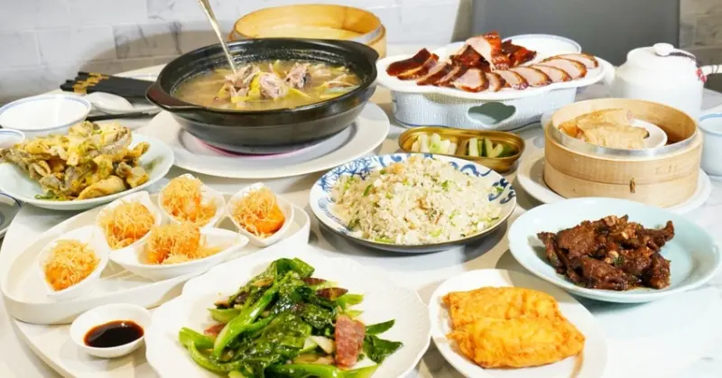 台中烤鴨、平價粵菜新選擇！富彩軒私房粵菜新品牌，必點招牌櫻桃鴨、金沙魚皮、金瑤蟹肉蛋白炒飯