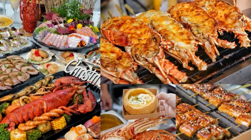 【台中食記】號稱台版築地市場〔 阿布潘水產 〕假日市集超好逛，熟食、活體、凍貨通通超便宜，聖誕跨年大餐來這置辦一手包，輕鬆又澎湃！