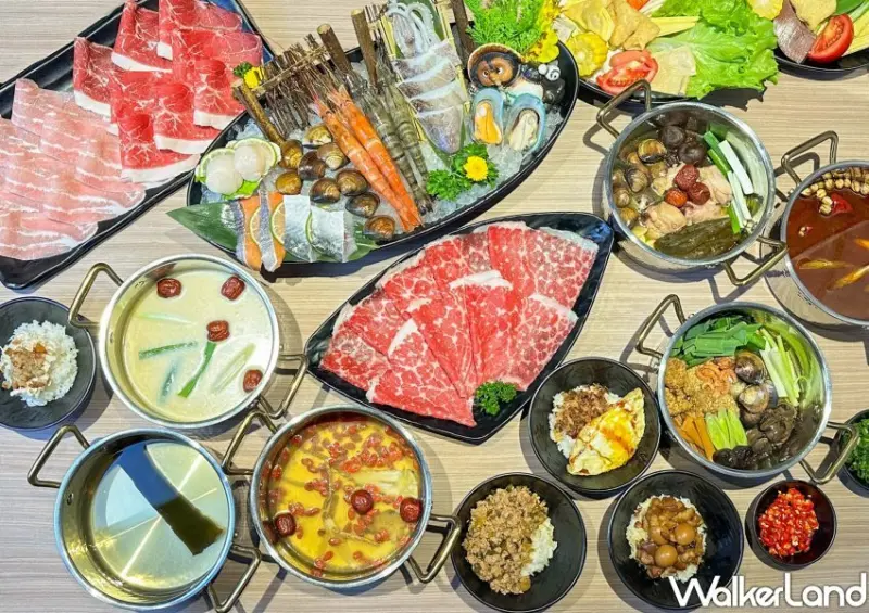 馬辣火鍋吃到飽新品牌「肉之間 大盤肉幸福鍋物」/ WalkerLand窩客島整理提供 未經許可不可轉載。