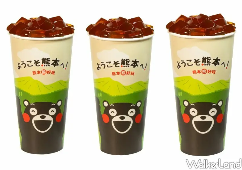 鶴茶樓、熊本聯名飲料 / WalkerLand窩客島整理提供 未經許可不可轉載。