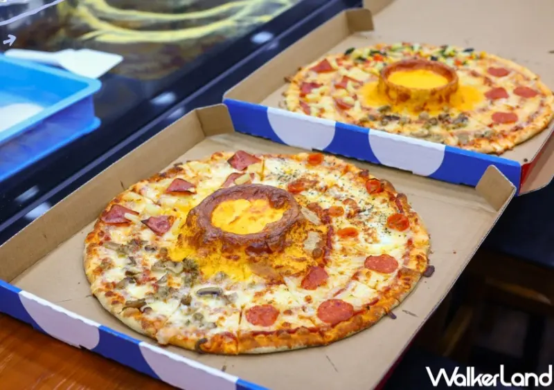 達美樂 起司火山四喜披薩  / WalkerLand窩客島整理提供 未經許可，不得轉載