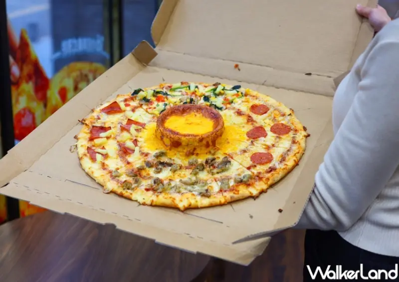 達美樂 起司火山四喜披薩  / WalkerLand窩客島整理提供 未經許可，不得轉載