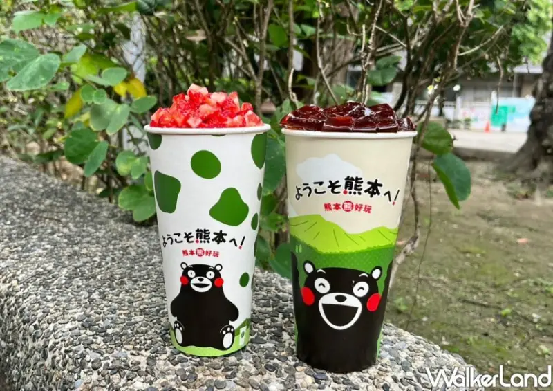 鶴茶樓、熊本聯名飲料 / WalkerLand窩客島整理提供 未經許可不可轉載。