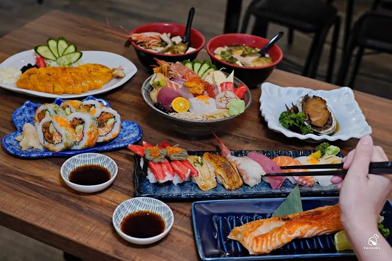 新北市板橋區大家樂鮮魚舖 隱身在市場裡的平價日本料理 食材新鮮高貴不貴 還有料比湯多的味噌湯喝到飽！