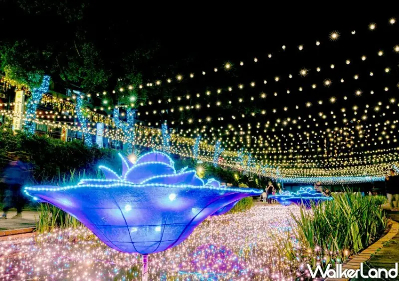 新莊中港大排光雕 / WalkerLand窩客島整理提供 未經許可不可轉載。