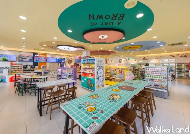 7-ELEVEN LINE FRIENDS主題店： 台中市敦富門市  / WalkerLand窩客島整理提供 未經許可，不得轉載