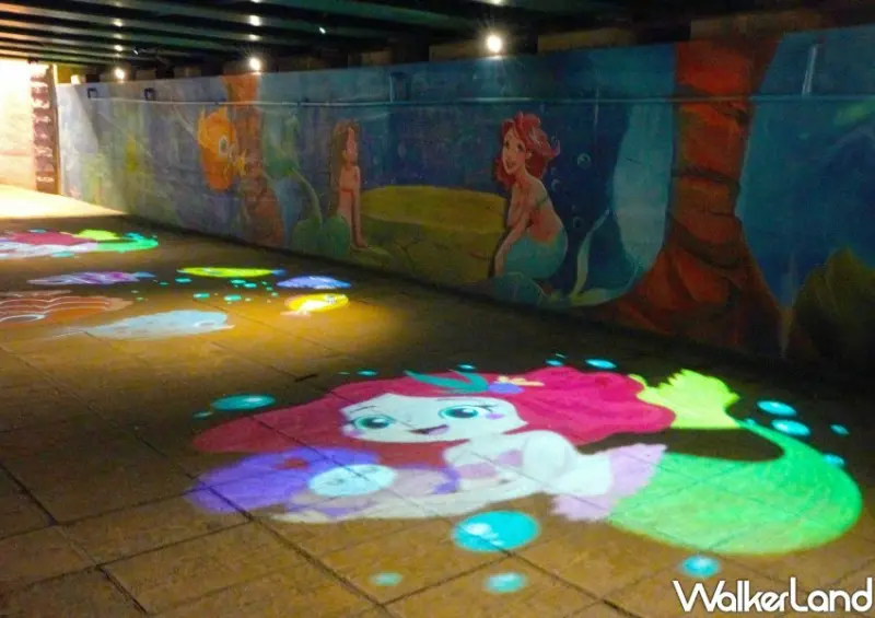 新莊中港大排光雕 / WalkerLand窩客島整理提供 未經許可不可轉載。