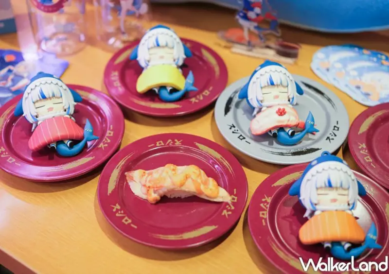 壽司郎、Gawr Gura鯊鯊聯名/ WalkerLand窩客島整理提供 未經許可不可轉載。