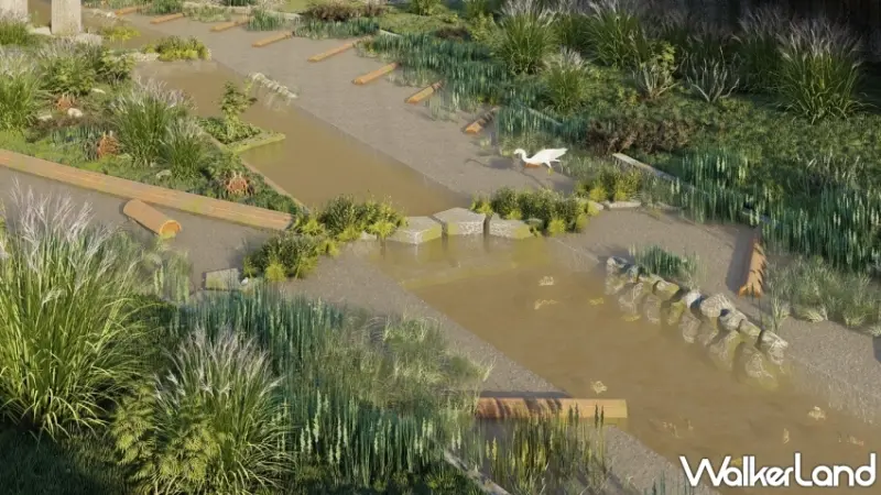 泰山大窠坑溪水環境營造二期3D示意圖搶先看