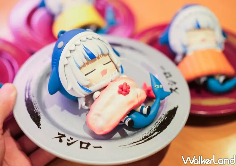 壽司郎、Gawr Gura鯊鯊聯名/ WalkerLand窩客島整理提供 未經許可不可轉載。