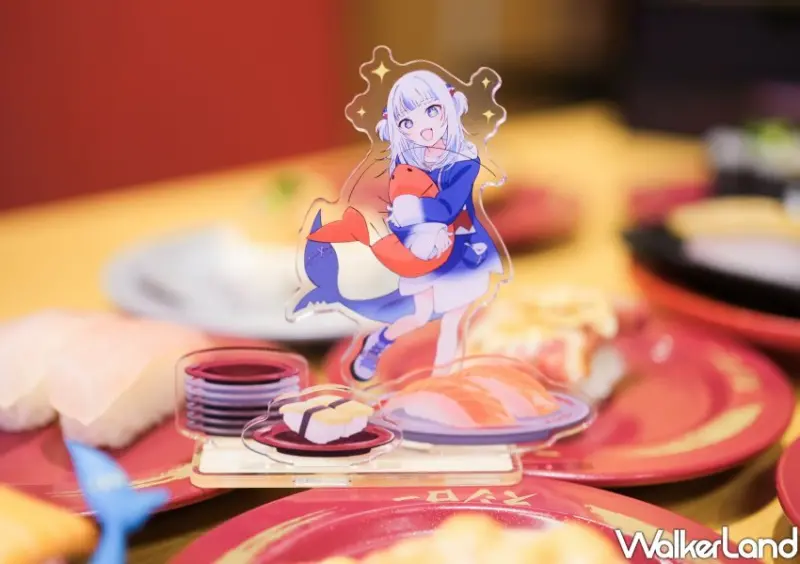 壽司郎、Gawr Gura鯊鯊聯名/ WalkerLand窩客島整理提供 未經許可不可轉載。