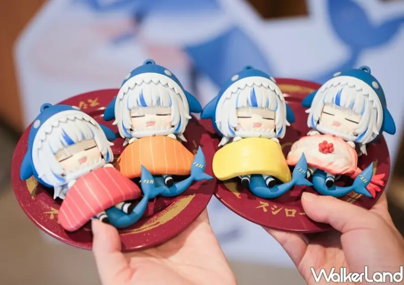 壽司郎、Gawr Gura鯊鯊聯名/ WalkerLand窩客島整理提供 未經許可不可轉載。