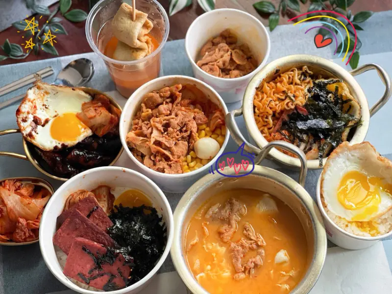 台南市中西區台南韓式料理【韓湘辣年糕五妃店】銅板價韓國料理小吃，吃了10年以上的好滋味！辦公室外送美食超方便