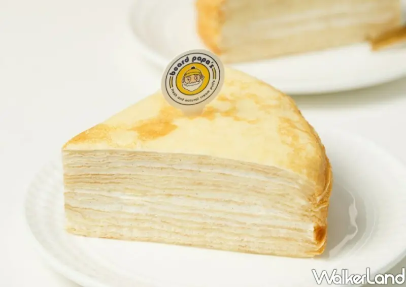 beard papa's 、塔吉特聯名「香草卡士達千層蛋糕」/ WalkerLand窩客島整理提供 未經許可不可轉載。