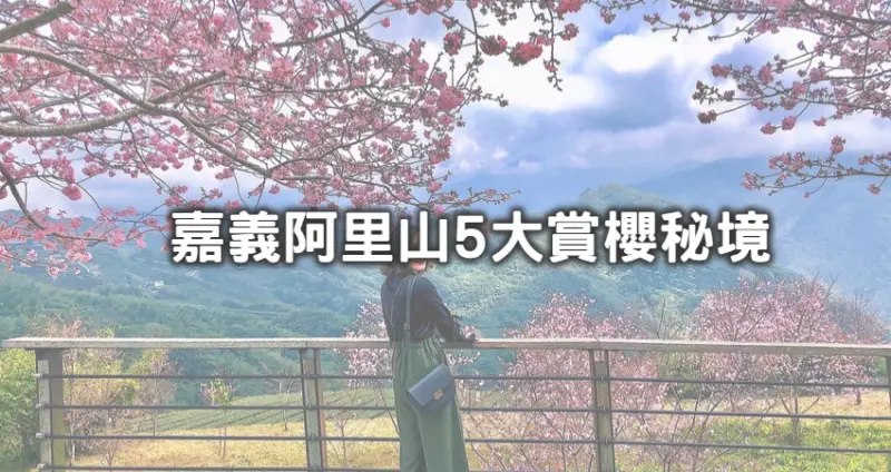現在賞櫻就是阿里山！沒錢出國就到「5選嘉義賞櫻秘境」拍到瘋，「全台最美櫻花派出所、火車櫻花同框」最佳拍攝點大公開。
