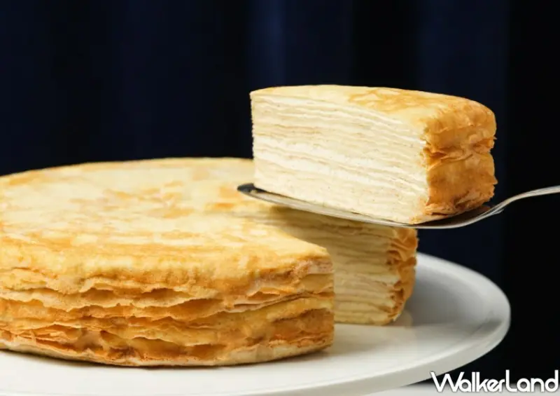 beard papa's 、塔吉特聯名「香草卡士達千層蛋糕」/ WalkerLand窩客島整理提供 未經許可不可轉載。