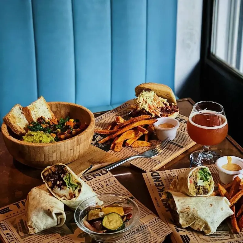 台北大安特色蔬食餐廳：Red Room Rendezvous 紅房餐酒館/ WalkerLand窩客島整理提供 未經許可不可轉載