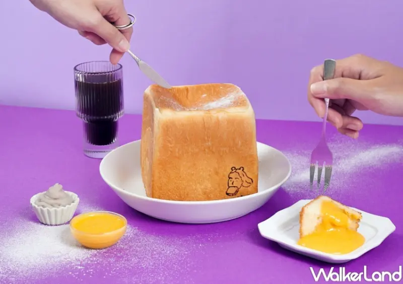 Niko bakery 芋泥金沙生吐司  / WalkerLand窩客島整理提供 未經許可，不得轉載