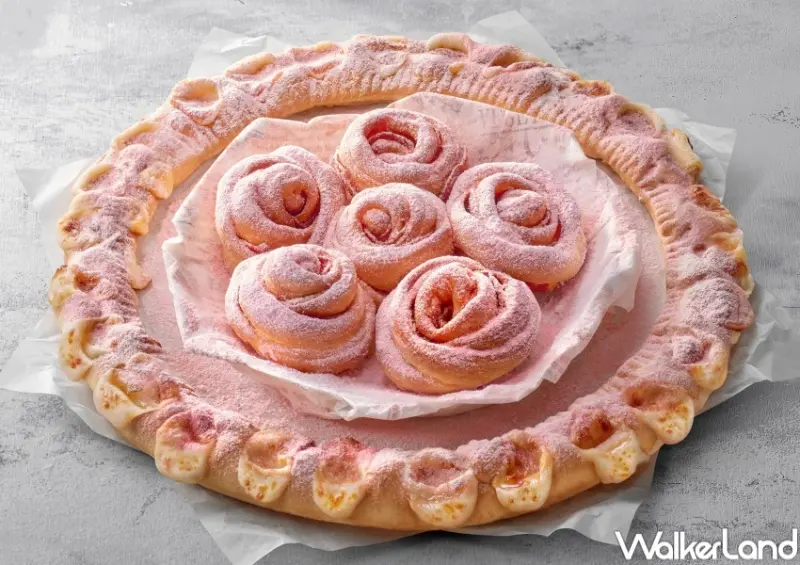 必勝客 粉愛你花圈比薩  / WalkerLand窩客島整理提供 未經許可，不得轉載