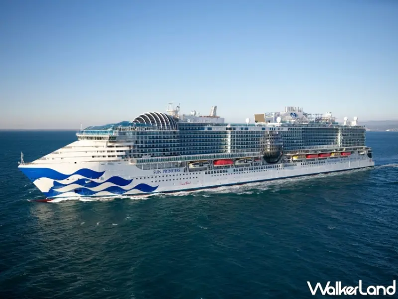 太陽公主號地中海首航亮相