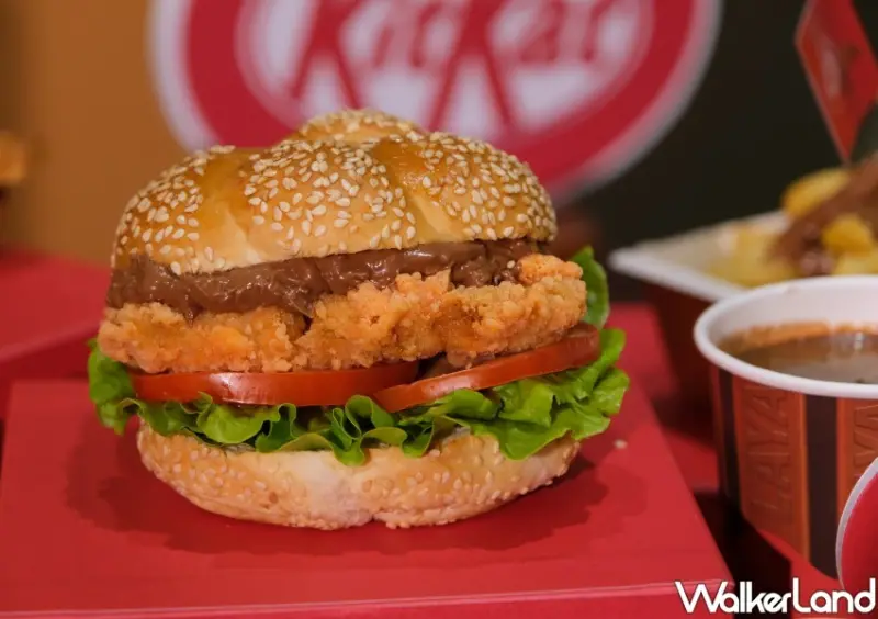 拉亞漢堡、 KITKAT聯名餐點 / WalkerLand窩客島整理提供 未經許可不可轉載。