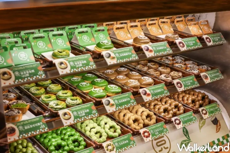 Mister Donut x一〇八抹茶茶廊 抹茶季新品 / WalkerLand窩客島整理提供 未經許可，不得轉載