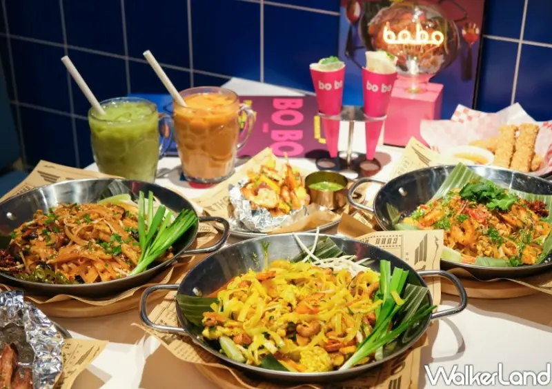 ▲BO BO創意泰式河粉首推必吃以微酸甜辣為主調的「BO BO冠軍炒河粉」 / WalkerLand窩客島 鄭雅之 拍攝