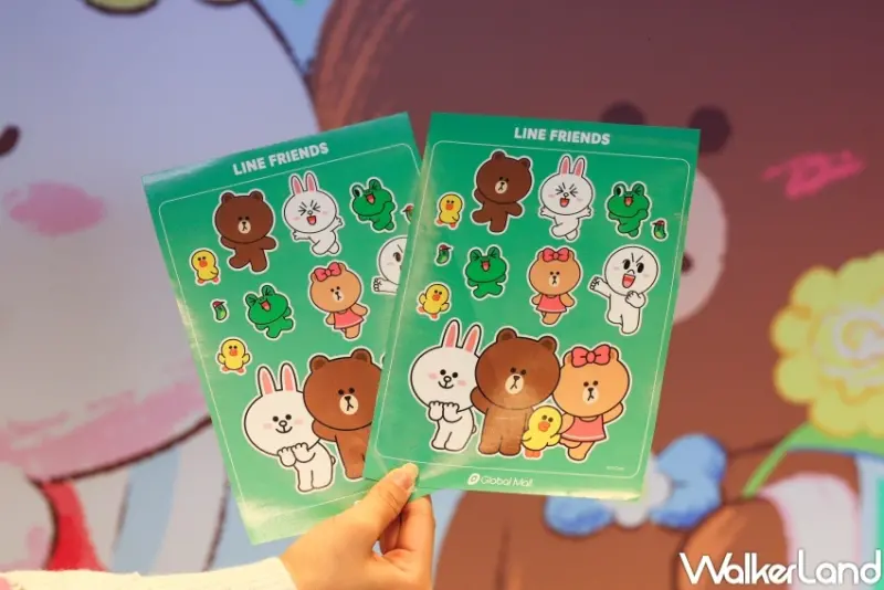 Global Mall環球購物中心 LINE FRIENDS會員禮  / WalkerLand窩客島整理提供 未經許可，不得轉載