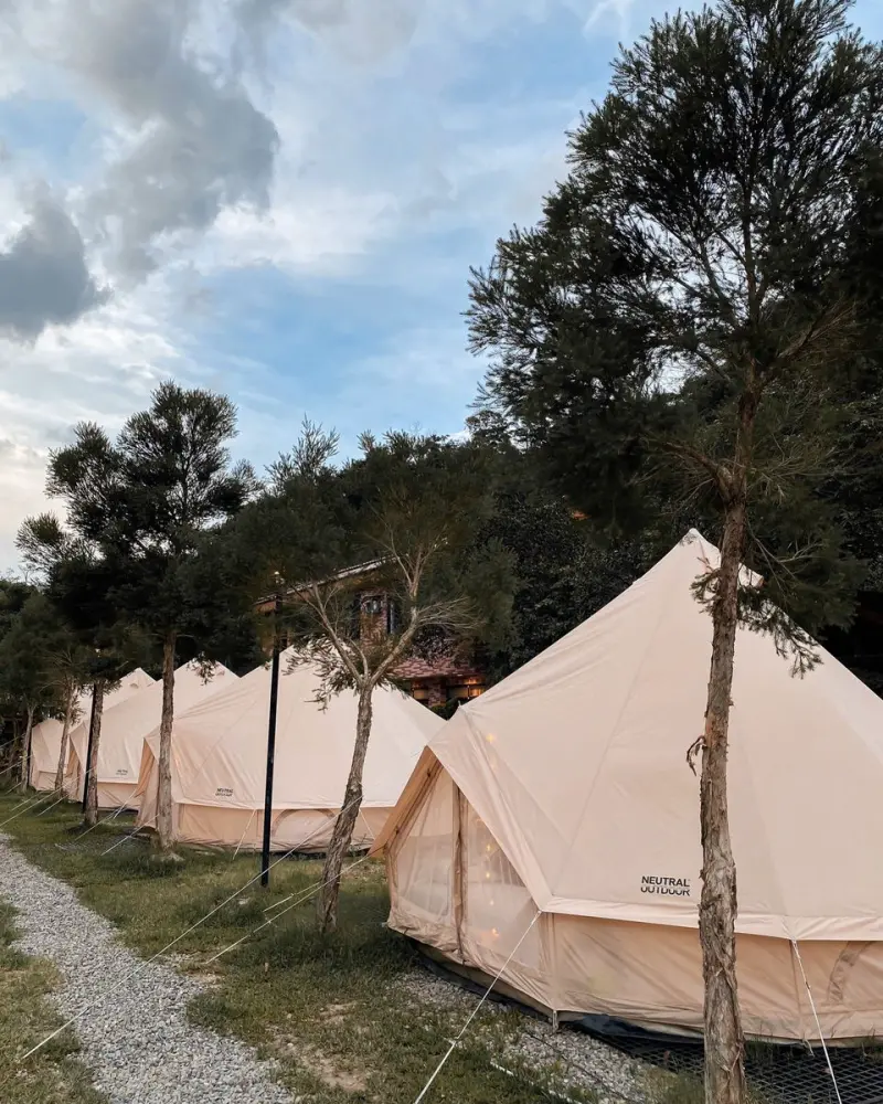 苗栗縣南庄鄉【春友彩虹豪華露營】苗栗豪華露營大開箱！親子/寵物友善，可享一泊四食、擂茶體驗