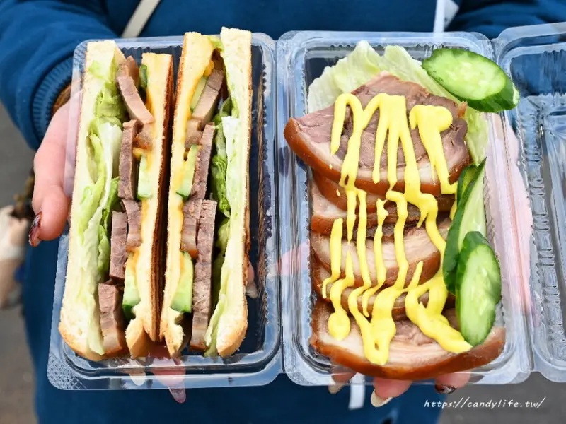 台中市南區良成吉食萬巒豬腳｜首創萬巒豬腳熱壓吐司在這裡！口味多樣化，吃過都說讚～