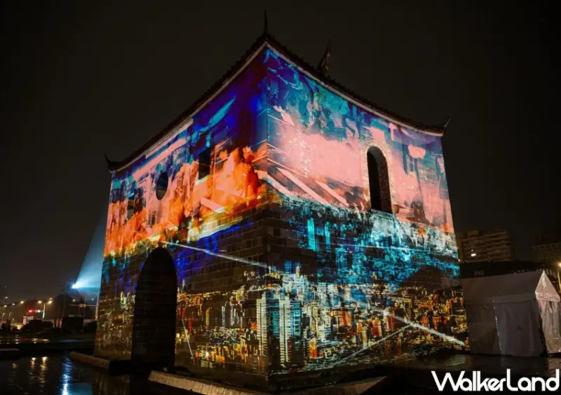 台北建城140週年「北門光雕秀」 / WalkerLand窩客島整理提供 未經許可不可轉載。