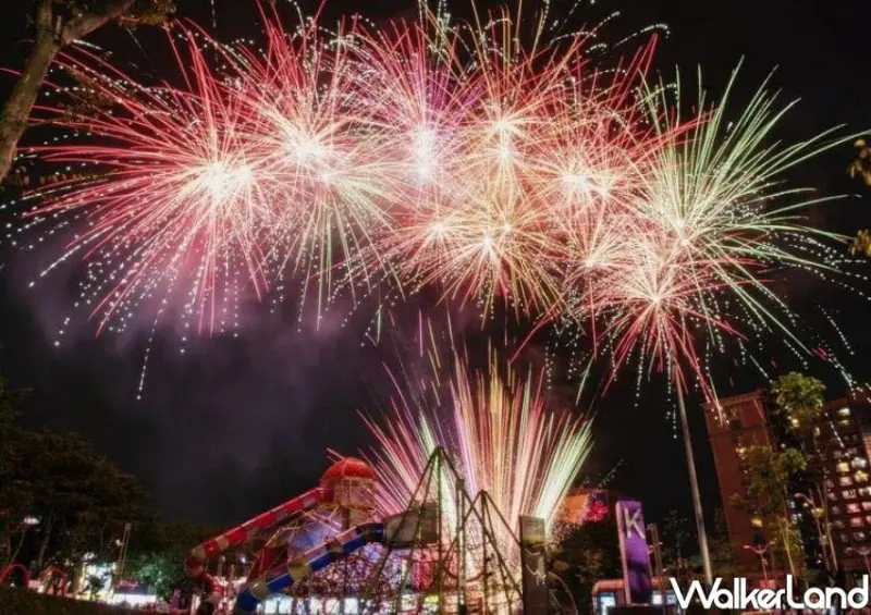 台茂市集、煙火秀/ WalkerLand窩客島整理提供 未經許可不可轉載。