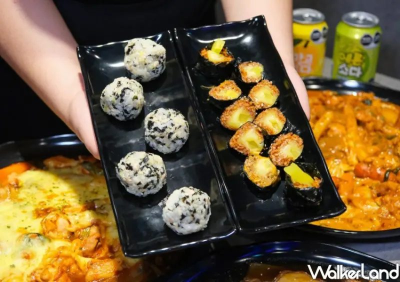 Twozzim 韓國燉雞配餐必點「紫菜飯卷」/ WalkerLand窩客島整理提供 未經許可不可轉載。