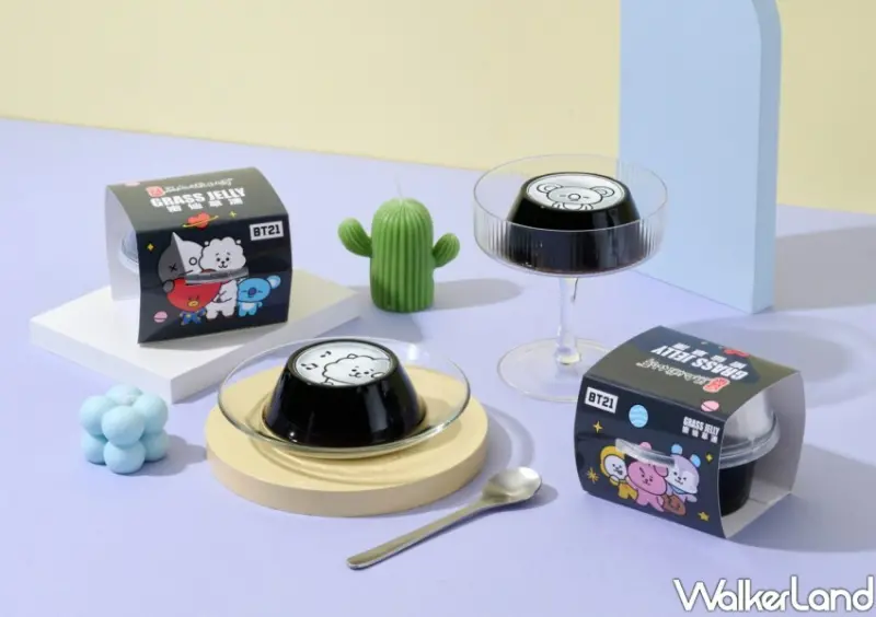 黑丸嫩仙草 BT21仙草凍/ WalkerLand窩客島整理提供 未經許可不可轉載。