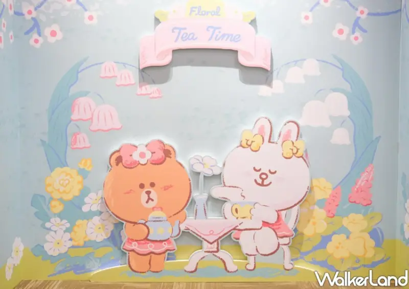 LINE FRIENDS快閃店打卡點 / WalkerLand窩客島整理提供 未經許可不可轉載。