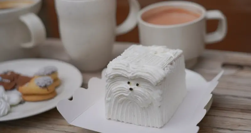 怎麼可以吃狗狗！釜山咖啡廳「Kitten Coffee」小狗蛋糕超級萌，還有刺蝟、貓咪造型手工餅乾。