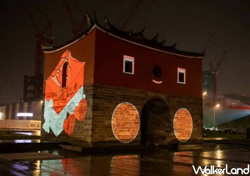 台北建城140週年「北門光雕秀」 / WalkerLand窩客島整理提供 未經許可不可轉載。