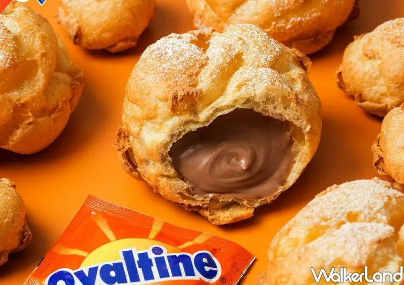 beard papa’s 阿華田泡芙 / WalkerLand窩客島整理提供 未經許可不可轉載。