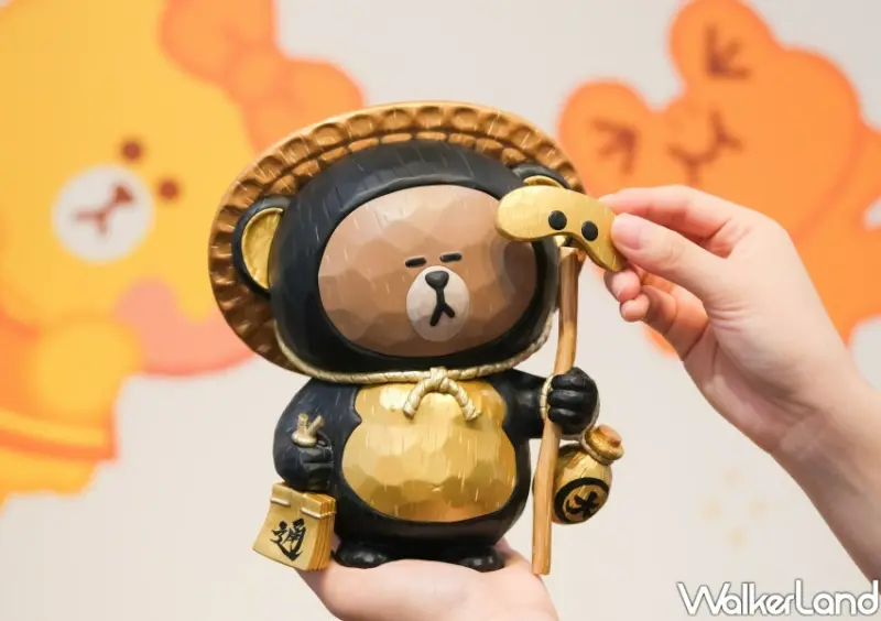LINE FRIENDS快閃店「熊大狸貓公仔」 / WalkerLand窩客島整理提供 未經許可不可轉載。