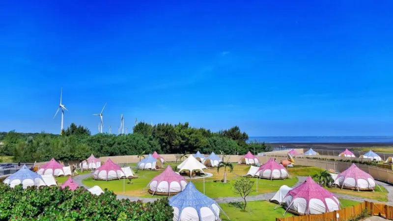 台中市清水區《蟬說：夕陽漫漫》台中豪華親子露營首選！入住享免費下午茶、一泊二食︱ASIAYO會員專屬優惠