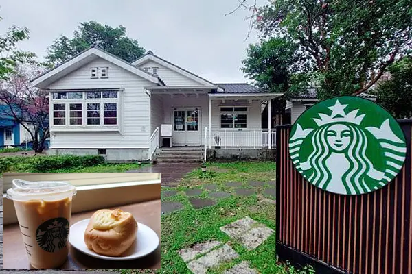 不用再衝林口，這間美國木建造獨棟House星巴克STARBUCKS也超美，坐窗邊就有山櫻花景