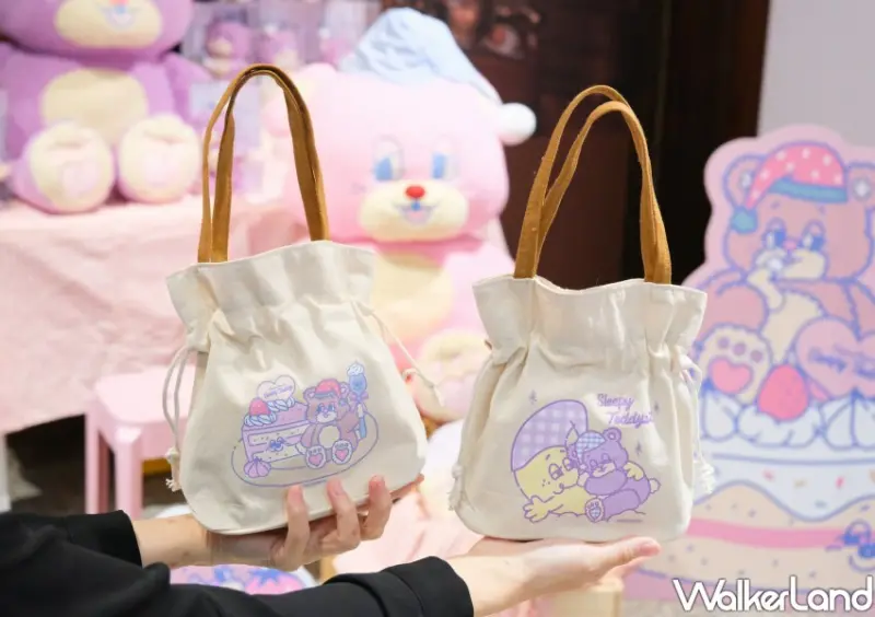 Sleepy Teddy絲莉比小熊 台灣快閃店/ WalkerLand窩客島整理提供 未經許可不可轉載。