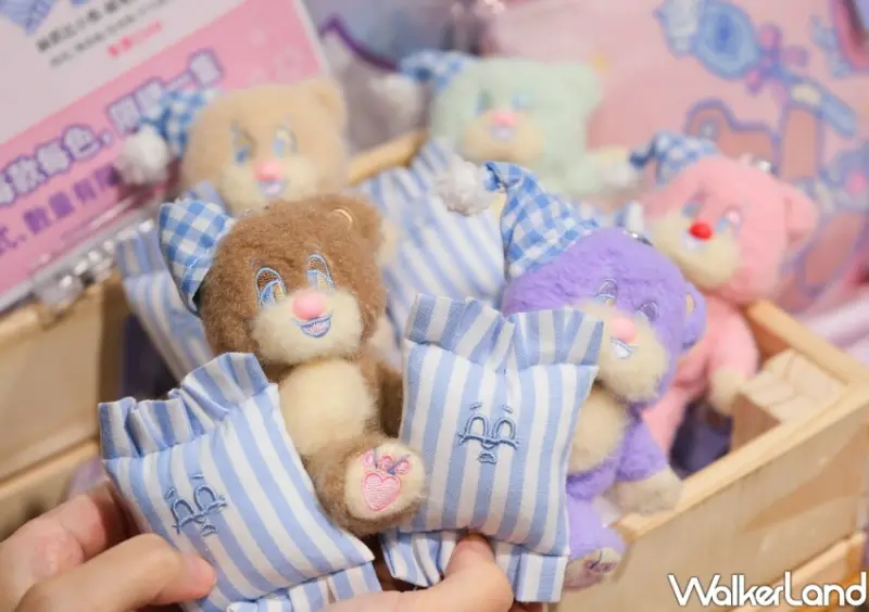 Sleepy Teddy絲莉比小熊 台灣快閃店/ WalkerLand窩客島整理提供 未經許可不可轉載。