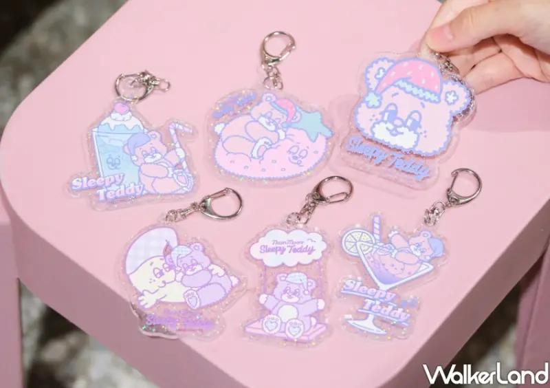 Sleepy Teddy絲莉比小熊 台灣快閃店/ WalkerLand窩客島整理提供 未經許可不可轉載。